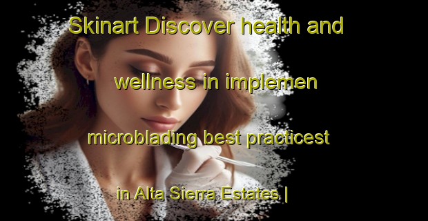 Skinart Discover health and wellness in implemen microblading best practicest in Alta Sierra Estates | MicrobladingTraining | MicrobladingClasses | SkinartTraining-United States